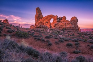 Sunrise_Lights_Up_Turret_Arch__Arches_National_Park_Utah