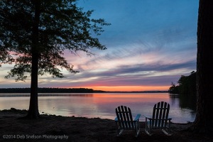 Dusk-falls-on-Swift-Run-Reservoir-Sunday-Park-Brandermill-Virginia