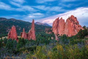 Garden-of-the-Gods-after-sunset-Colorado-Springs-Colorado