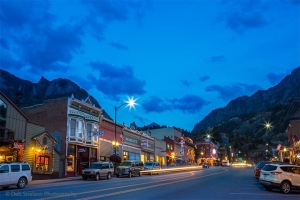 Ouray-Colorado-Main-Street-blue-hour