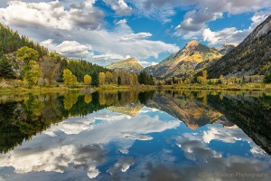 Whitehouse-Mtn-Reflection-in-Beaver-Pond-near-Marble-Colorado
