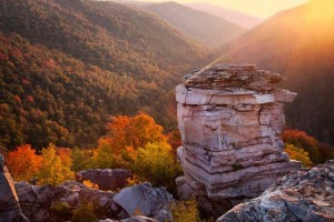 Last Rays at Lindy Point, Blackwater Falls State Park, WV