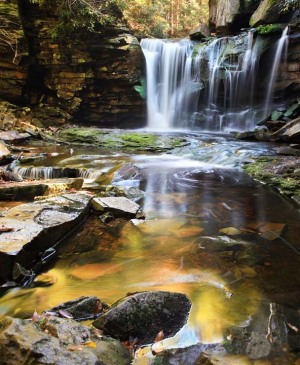 c43-Elakala-Falls-Blackwater-Falls-State-Park-Autumn-reflection-West-Virginia
