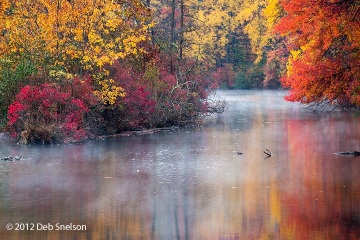 c87-Hidden-Lake-Delaware-Water-Gap-Pennsylvania-Dawn-Fall-foliage-October-2012-Autumn-2