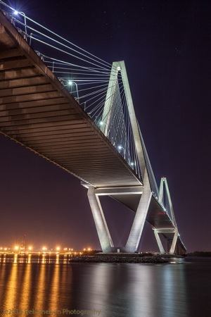 Arthur-Revenel-Bridge-At-Night-Charleston-SC-South-Carolina