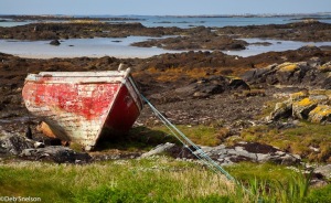 Boat-at-Glassilaun-Quay-County-Galway-Ireland