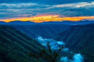 After-Sunset-Beauty-Mountain-West-Virginia-New-River-Gorge-Fayetteville