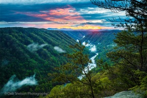 Beauty-Mountain-Sunset-Glow-West-Virginia-New-River-Gorge-Fayetteville-WV