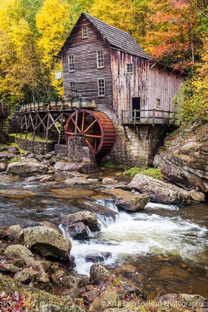 Glade-Creek-Grist-Mill-Autumn-peak-color-Babcock-State-Park-Clifftop-West-Virginia