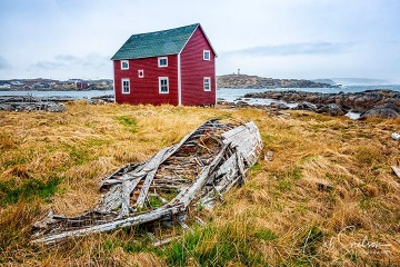Abandoned-home-and-boat-Tilting-NL-Canada