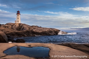 3 Deb Snelson Peggy Cove Lighthouse and reflection