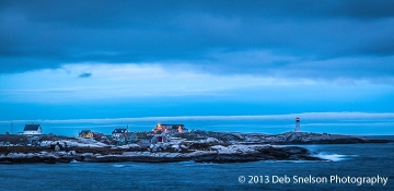 3 Peggys Cove at Dusk
