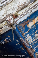 4 Abandoned wood fishing boat Lunenburg Nova Scotia Canada