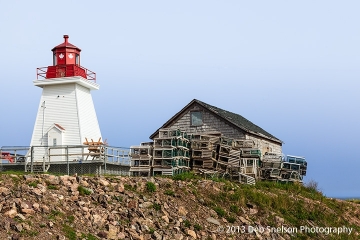 7 Neils Harbour Light Cape Breton Nova Scotia Canada