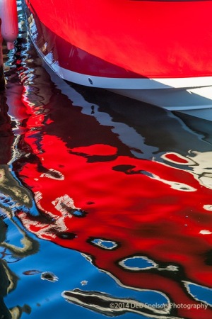 Boat-Reflection-Manteo-Outer-Banks-North-Carolina