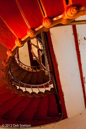 Cape-Hatteras-Lighthouse-steps-Outer-Banks-North-Carolina-NC-OBX