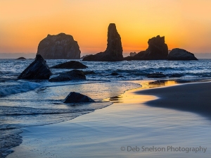 Bandon-Beach-Golden-Sunset-Pacific-Coast-Oregon