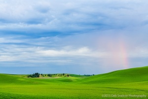 Palouse-sunset-with-rainbow-Pullman-Washington
