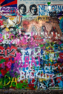 Graffiti on John Lennon Wall Lesser Quarter Prague #3