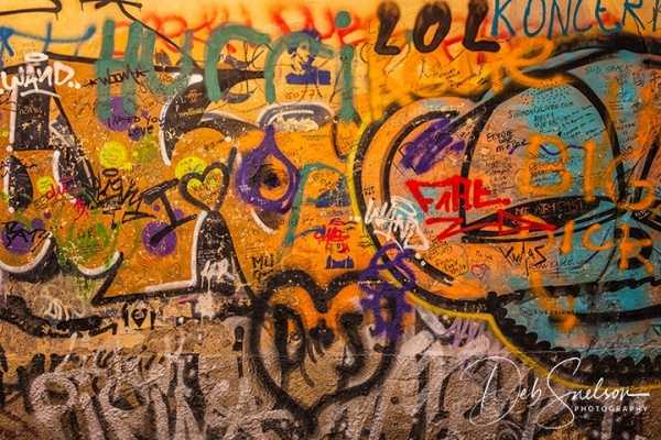 Graffiti on John Lennon Wall Lesser Quarter Prague