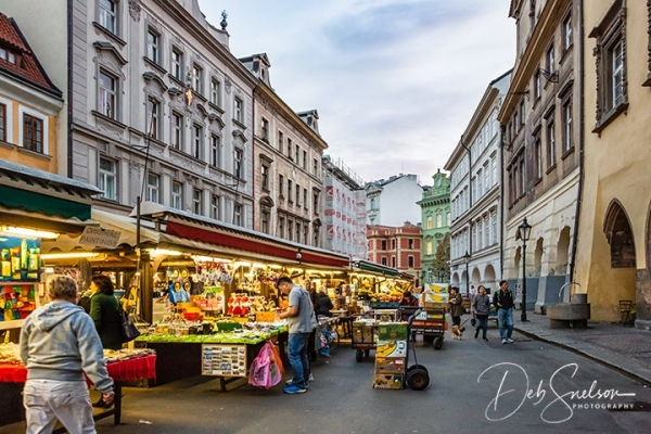 Prague City Market Czech Republic