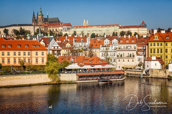 Prague Lesser Town and Vltava River Czech Republic