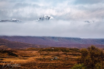 Snow-Capped-Mountains-in-Fog-Rannock-Moor-Scotland-Highlands