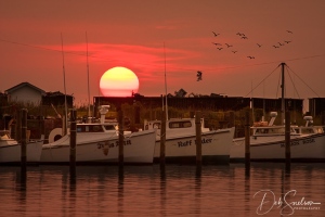 Tangier-Island-Fishing-Fleet-Chesapeake-Bay-VA-Sunset
