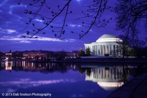 Jefferson-Memorial-Washington-DC-Tidal-Basin-Blue-moment-Predawn-cherry-blossom-buds-Low-light-photography