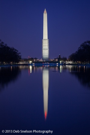 Washington-Monument-Washington-DC-Reflecting-Pool-reflection-Blue-moment-post-sunset-Low-Light-photography