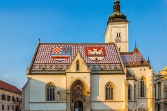 St Marks Historical Church Zagreb Croatia