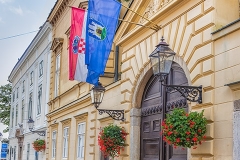 Zagreb Old Town Street Croatia